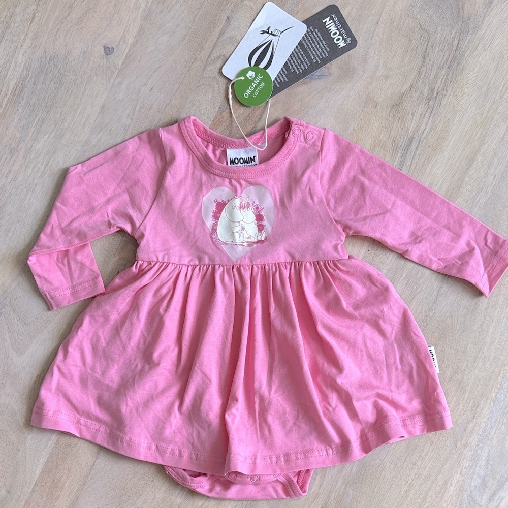 Pink Long Sleeve Baby Dress